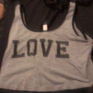 Crop top love shirt